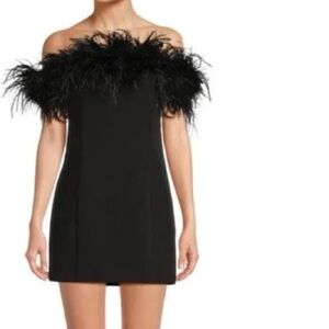 Elegant Black Off-Shoulder Dress